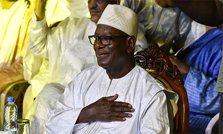El Presidente de Malí, Ibrahim Boubacar Keita Ratifican la reelección de Keita como presidente de Malí